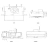 Fotile Pixie Air Range Hood 36" 850 CFM Under Cabinet Convertible Tempered Glass UQG3602 New