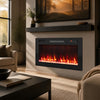 30 Inch Smart WiFi Electric Fireplace with Recessed and Wall Mounted - Gallery View 1 of 10