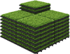 30 PCS Interlocking Artificial Grass Tiles
