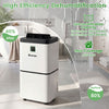 30 pints dehumidifier with digital display, suitable for rooms up to 1,500 sq.ft, featuring a full water tank alarm.