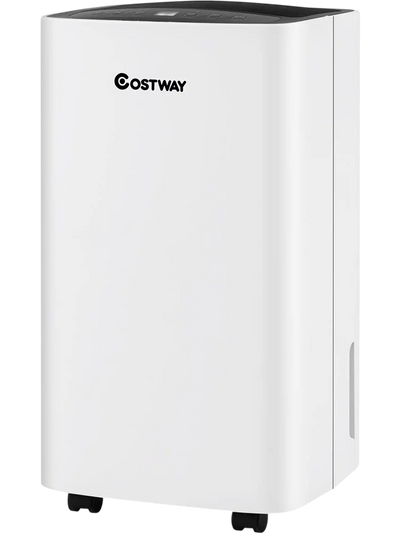 Costway 30-Pint 1500 Sq. Ft. Portable Dehumidifier for Medium to Large Spaces 17453960 New