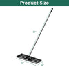 30 x 10 inch lawn leveling rake with ergonomic handle, featuring a long rustproof handle for easy lawn leveling.