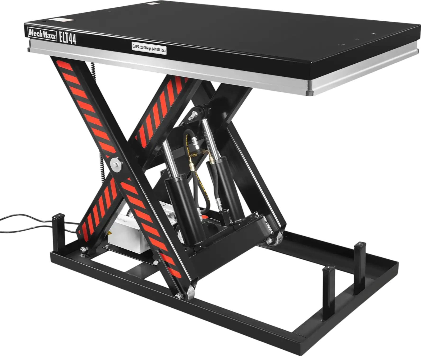 MechMaxx ELT44 Lift Table 4400 lbs Capacity Stationary Powered Hydraulic 51.2