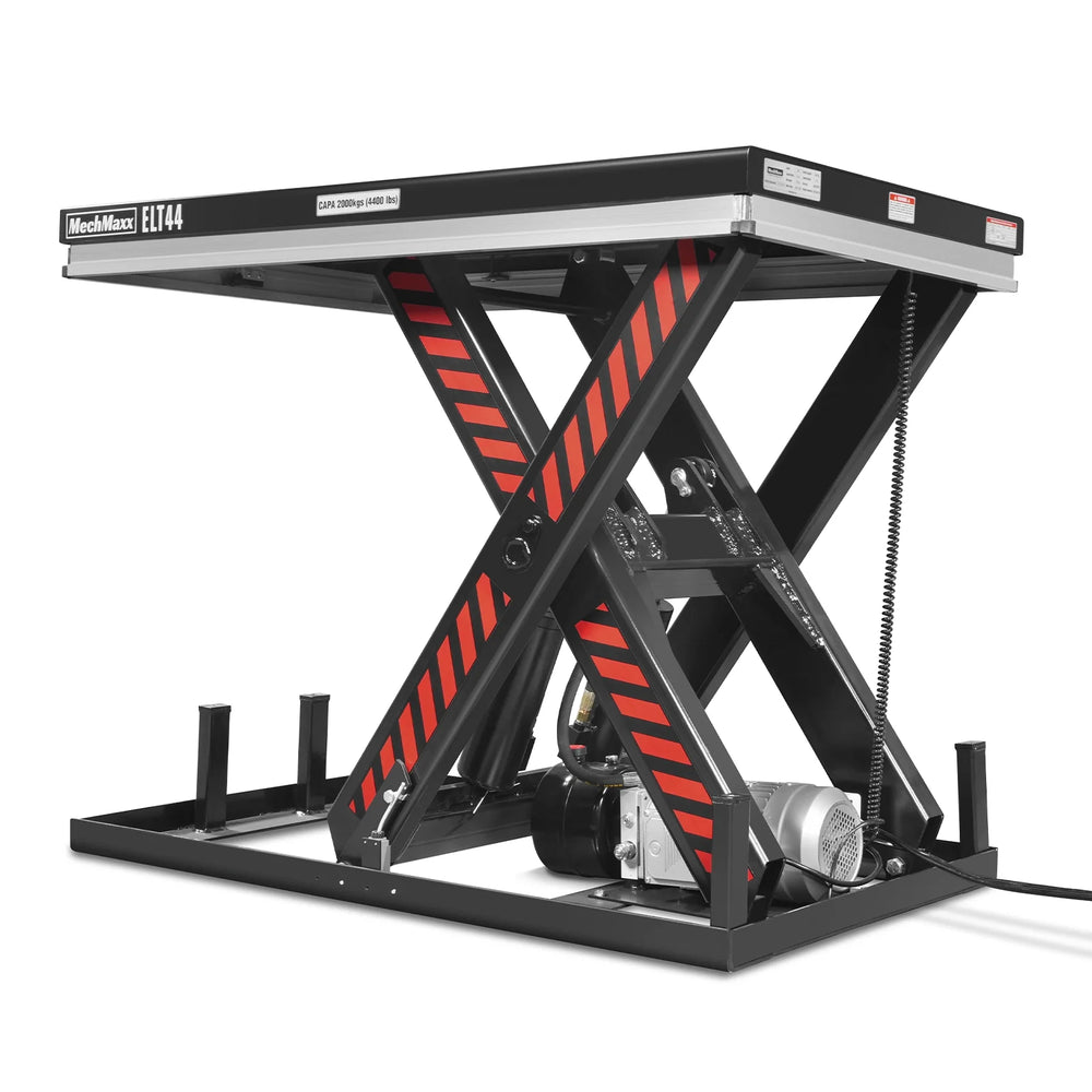 4400lbs Capacity Stationary Powered Hydraulic Lift Table,  51.2" x 33.5" Platform,  41.3" Lift Height,  UL Certified Motor,  ELT44