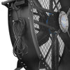59" Portable Industrial Fan with Variable High-Efficiency PMSM Motor,Mobile High Volume Floor Fan for Warehouse,Workshop & Gym