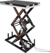 2200 lbs Capacity Stationary Electric Hydraulic Double Scissor Lift Table - 51.2" x 32.3" Platform,  70.1" Lift Height,  UL Certified Motor,  ELTD22