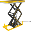 2200 lbs Capacity Stationary Electric Hydraulic Double Scissor Lift Table - 51.2" x 32.3" Platform,  70.1" Lift Height,  UL Certified Motor,  ELTD22