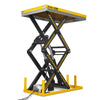 2200 lbs Capacity Stationary Electric Hydraulic Double Scissor Lift Table - 51.2" x 32.3" Platform,  70.1" Lift Height,  UL Certified Motor,  ELTD22