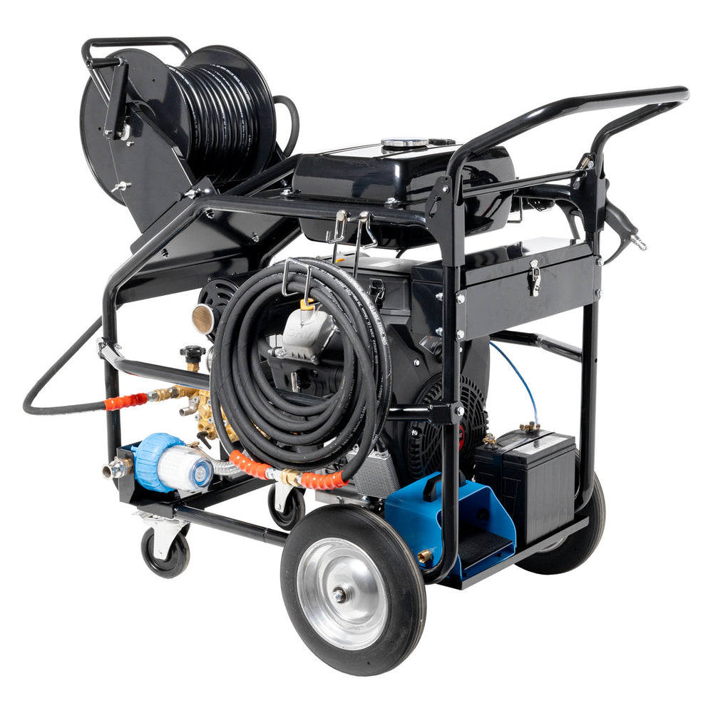 Canpump Cold Water Sewer Jetter: 24 hp V-Twin Engine, 5000 psi @ 6.6 US gpm