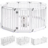 31.5" Height Indoor Outdoor Dog Playpen with 10 Panels-White - Gallery View 1 of 1