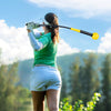 31.5 Inch Golf Swing Trainer Aid with Weighted Head for Grip, Rhythm, Balance-Yellow - Gallery View 1 of 10