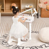 31 Keys Kids Piano Keyboard with Stool and Piano Lid-White - Gallery View 1 of 9