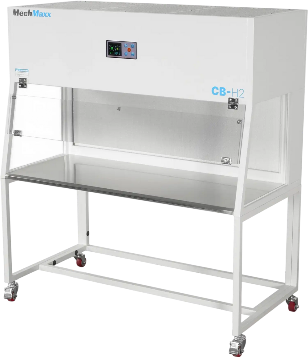 53.5″ Wide CB-H2 Horizontal Laminar Flow Clean Bench with HEPA Filtration & UV Sterilization | ISO Class 5