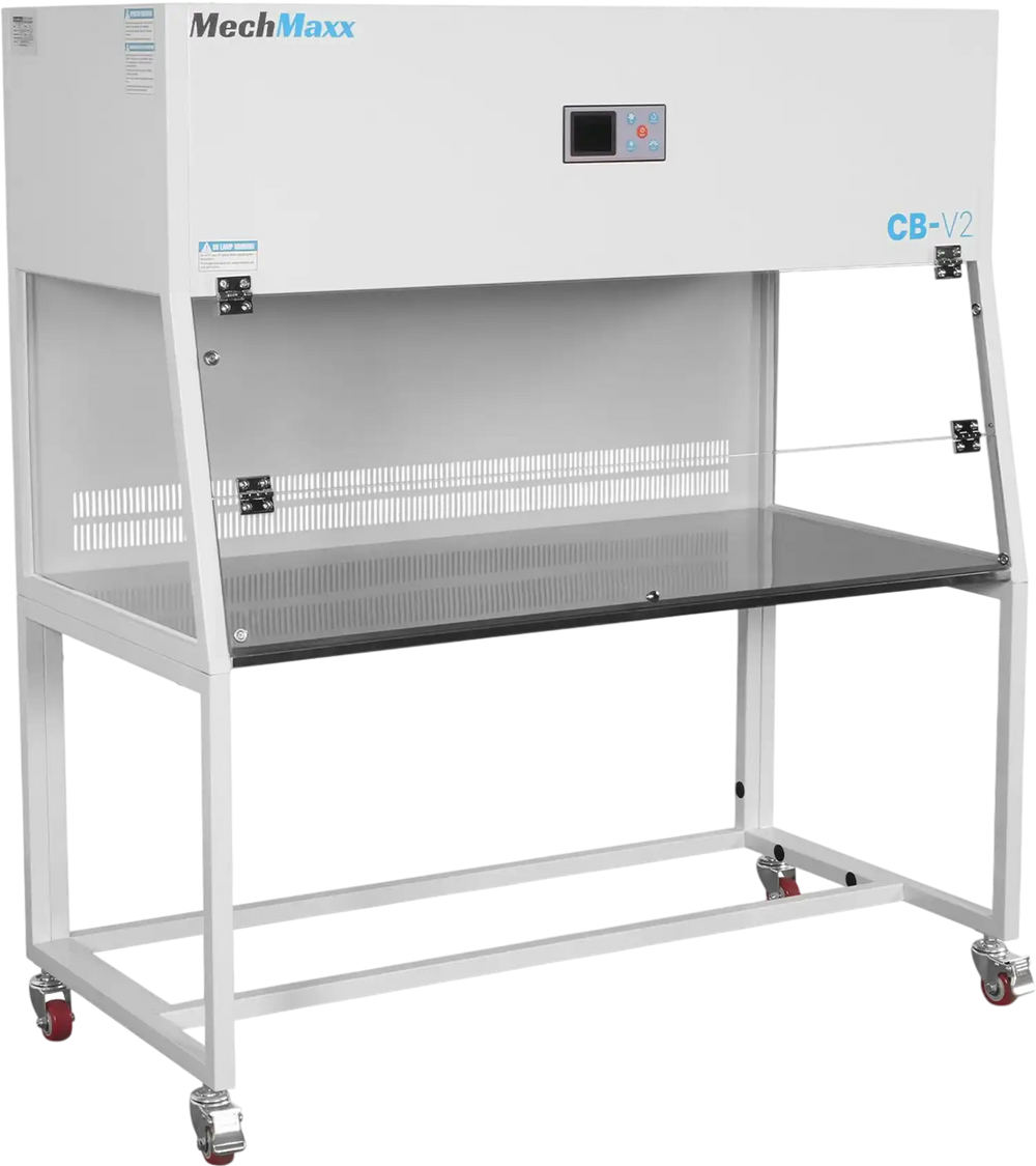 53.5″ Wide CB-V2 Vertical Laminar Flow Clean Bench with HEPA Filtration & UV Sterilization | ISO Class 5