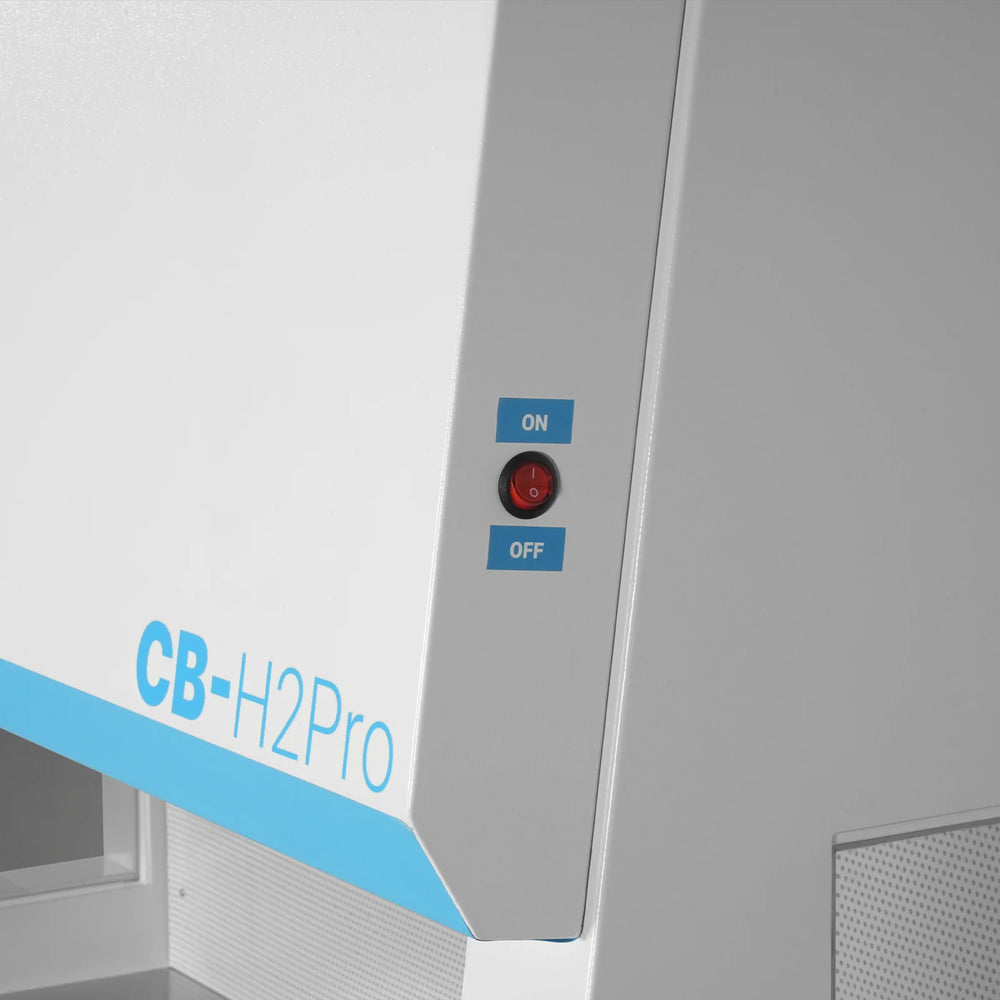 57.5″ Wide CB-H2Pro Horizontal Laminar Flow Clean Bench with HEPA Filtration & UV Sterilization | ISO Class 5