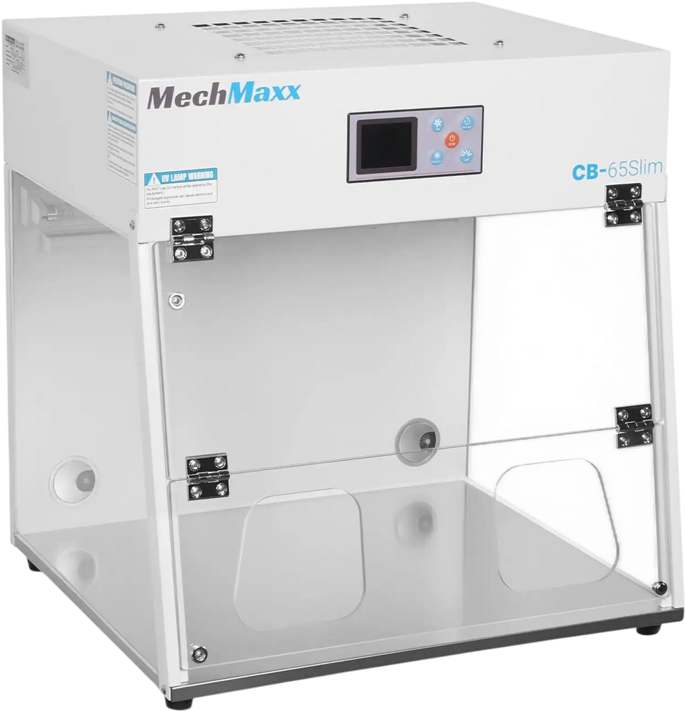 26" Wide CB-65Slim Desktop Vertical Laminar Flow Clean Bench with HEPA Filtration & UV Sterilization | ISO Class 5