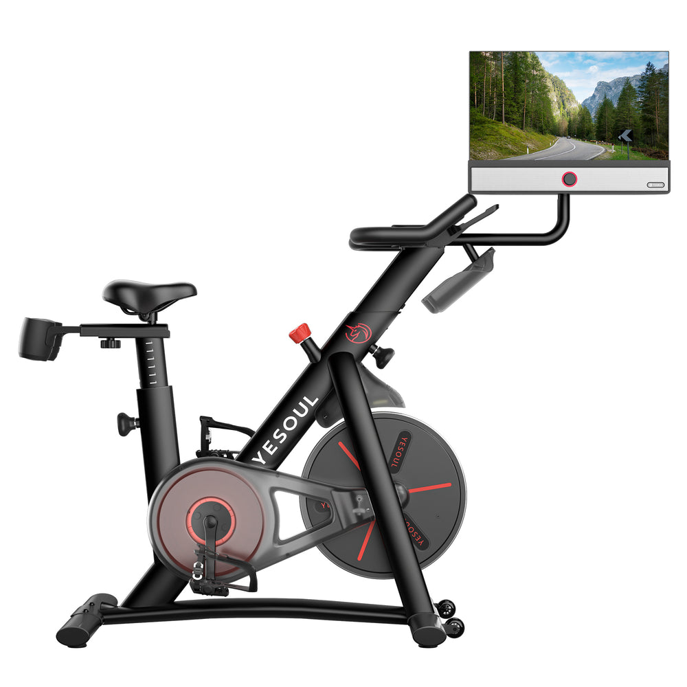 Yesoul G1M Max Exercise Bike with 21.5" Screen Adjustable Resistance Indoor Fitness New