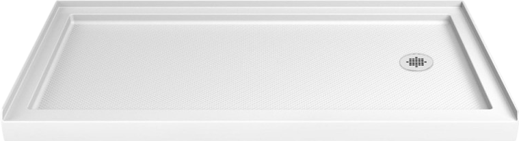 DreamLine SlimLine Shower Base Right Drain Single Threshold 30