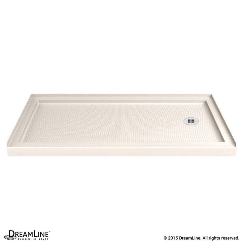 DreamLine SlimLine Shower Base Right Drain Single Threshold 30" x 60" x 2.75" New
