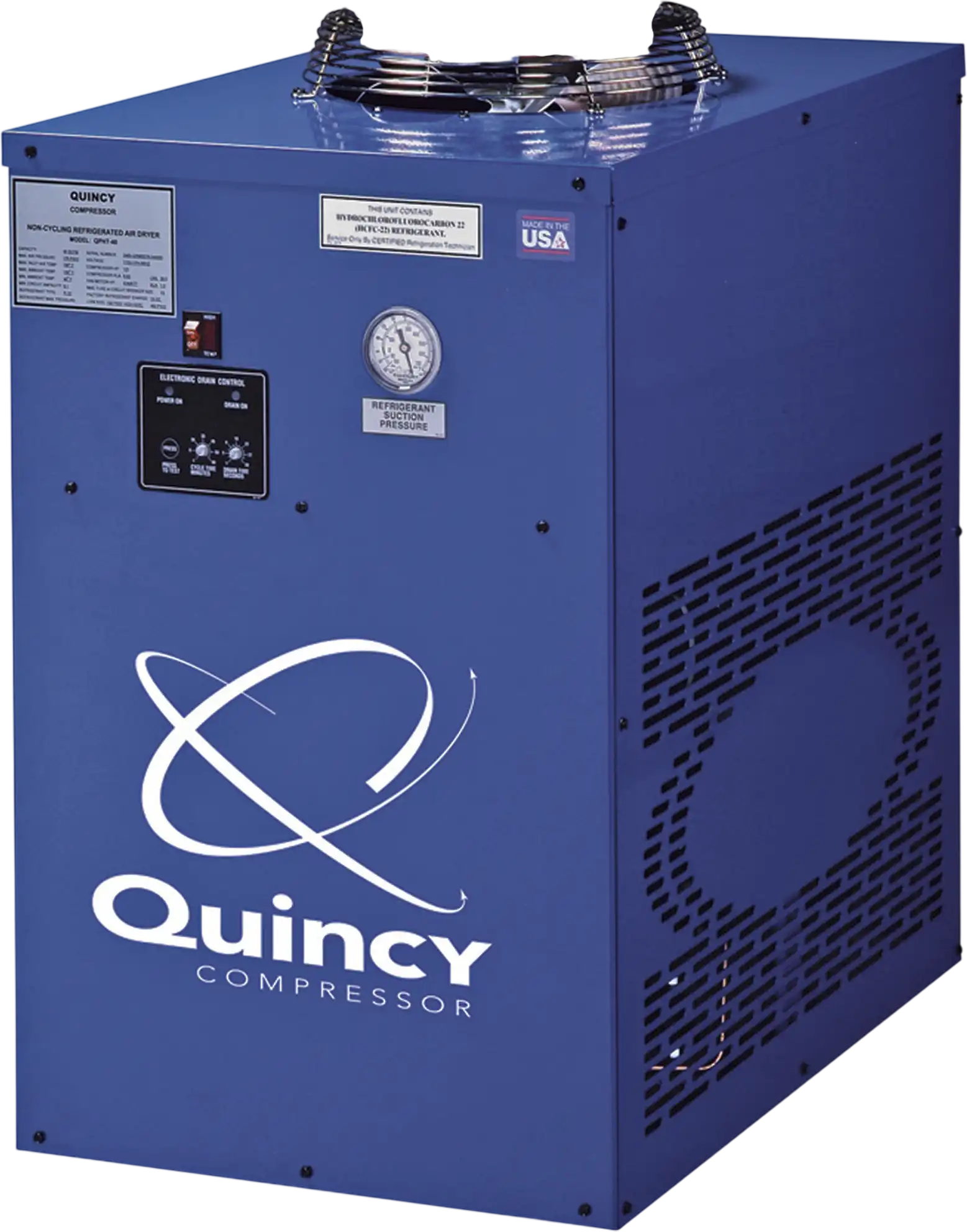 Quincy Compressor QRHT Refrigerated Air Dryer 100 CFM, High Temperature, Non-Cycling New