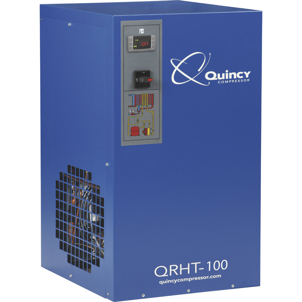 Quincy Compressor 4102001908 Refrigerated Air Dryer 100 CFM, High Temperature, Non-Cycling New