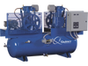 Quincy Compressor 2020040935 Duplex Air Compressor 7.5 HP, 460 Volt, 3-Phase, 120-Gallon Horizontal, Splash Lubricated New