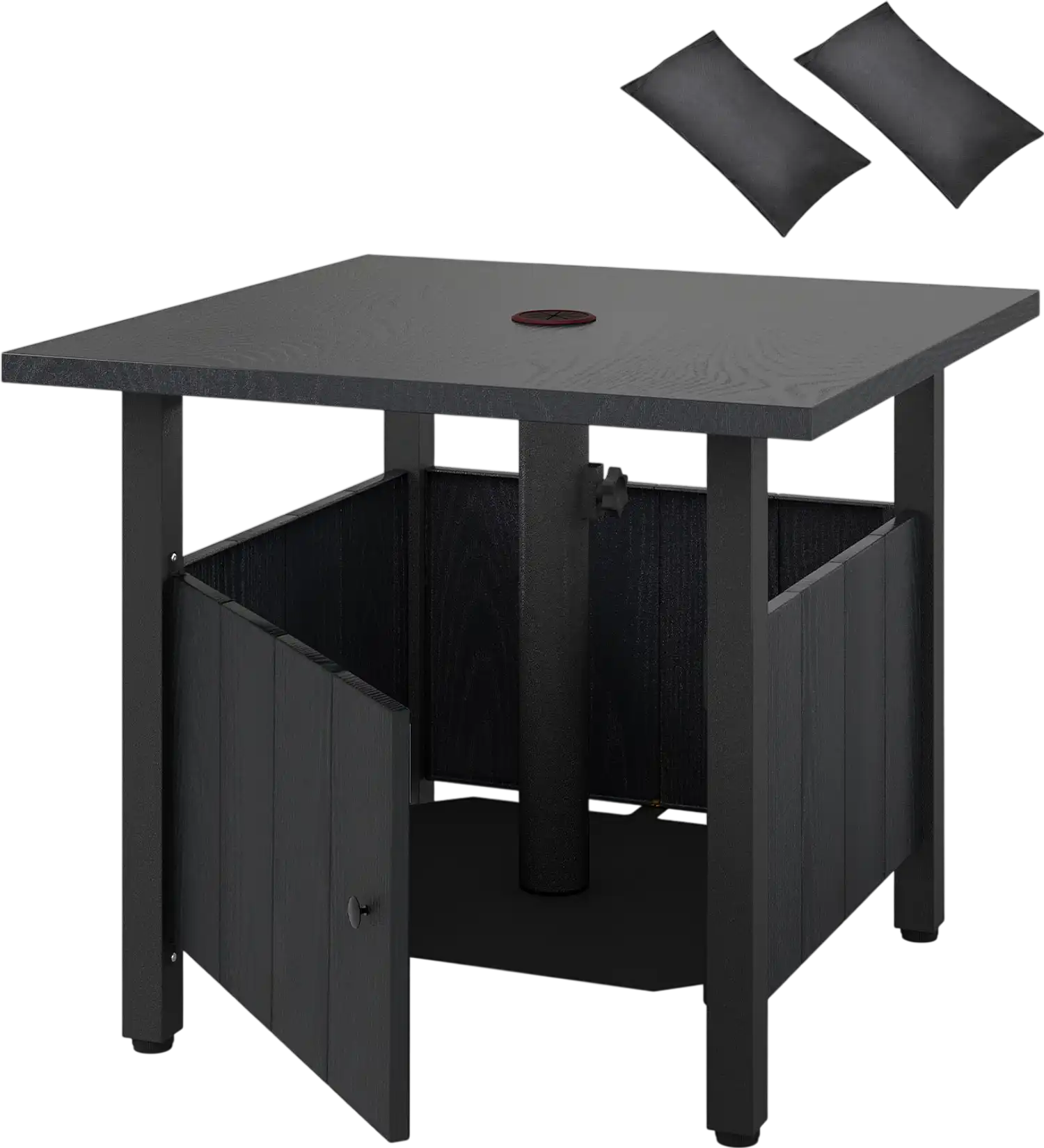 Costway Outdoor Side Table Patio Umbrella Table Base Stand 90441705 New