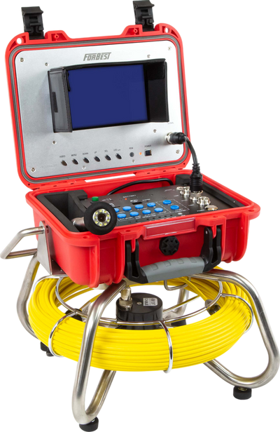 Forbest 3188XX All-in-One Sewer Camera 130ft. Self-Leveling Camera 512Hz Sonde Transmitter New