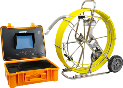 Forbest 3488T Long Range Sewer Camera Self-Leveling with 400ft Cable New