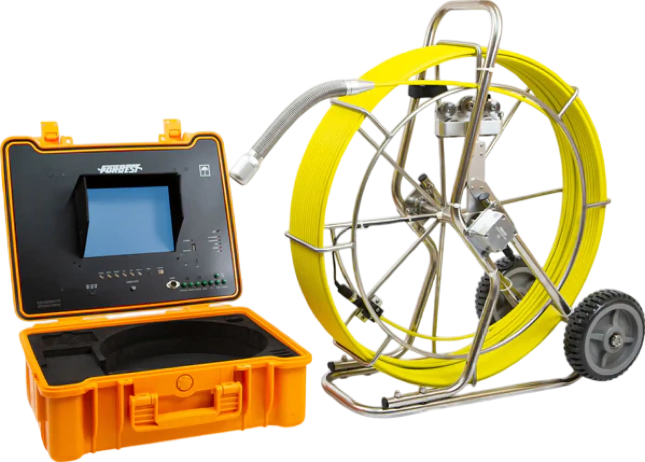Forbest 3288TA Long Range Sewer Camera 200ft Self-Leveling Built-in Sonde Transmitter New