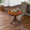 32 Inch Wooden Round Pub Pedestal Side Table - Gallery View 1 of 8