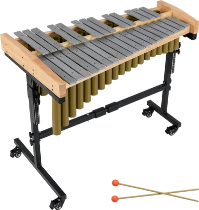 Costway 32 Note Marimba Aluminum Xylophone Rubber Wood Base 90031392 New