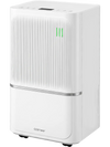 32 Pint dehumidifier in white with intelligent control, LED display, and low noise for effective home humidity management.