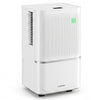 32-pint white dehumidifier with intelligent control, 3 fan speeds, and low noise, ideal for home use up to 2500 sq. ft.