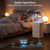 32 pint dehumidifier in white with intelligent control, 36dB quiet operation, and 24-hour timer for home use.