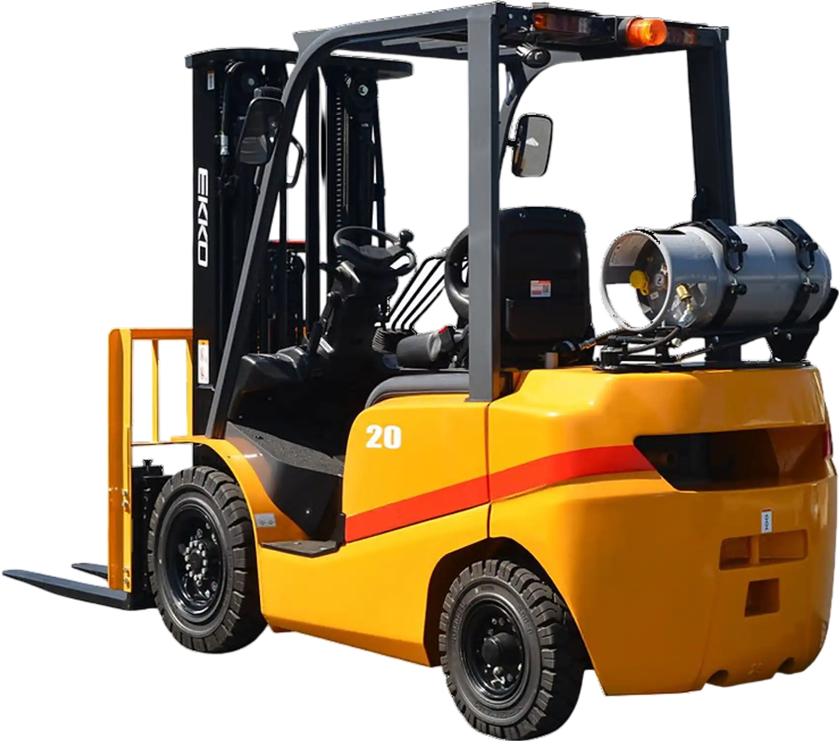 Ekko EK20TLP Forklift Propane 4,000 lb. Capacity 185 in. Lift Height Solid Pneumatic Tires New