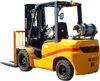 EKKO EK40TLP Forklift with solid pneumatic tires 8500 lbs., cap.