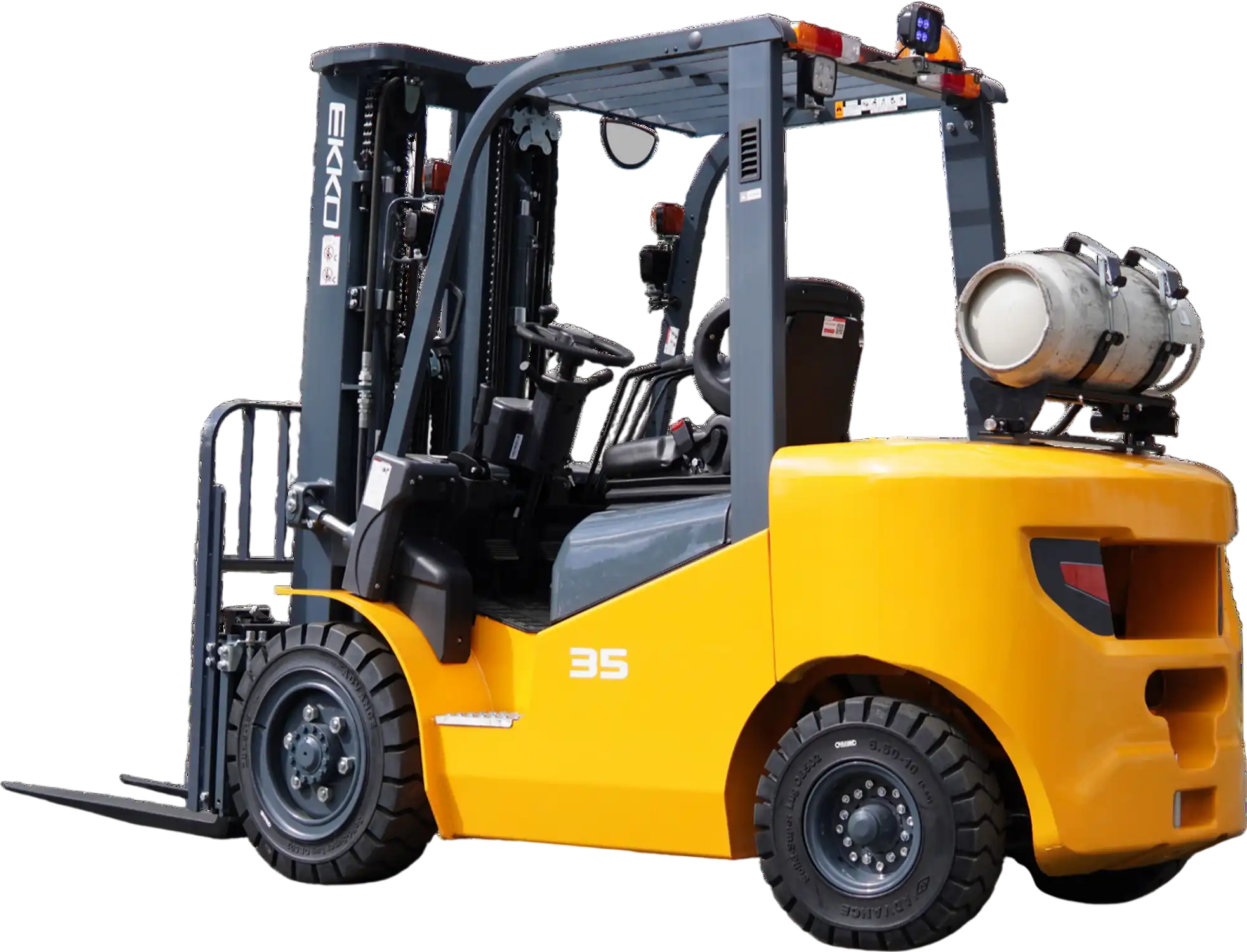 Ekko EK35LP Forklift Propane 189 in. Lift Height 7,000 lb Capacity 4 Wheel New
