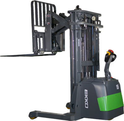 Ekko Walkie Reach Truck Lithium 138 in. Lift height 3,300 lb. Capacity Side Shift ER15-138Li New