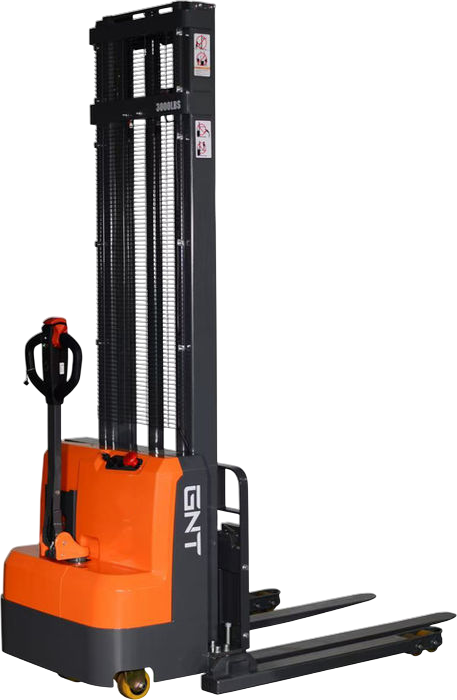 GNT Lithium Straddle Stacker Side-Shift 138 in. Height 3000 lb. Capacity 24V GB30CS-138LI New