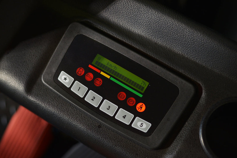 Ekko EK16A-138 Forklift 3-Wheel with Adjustable Forks 138" Lift 3,500 lbs. Capacity 24V New