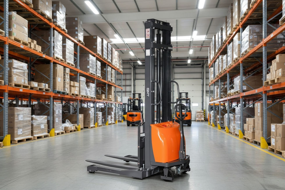 G33EA Semi-Electric Straddle Stacker