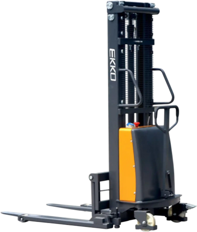Ekko EA15B Straddle Stacker Semi-Electric 3300 lbs Capacity 119 in. Lift Height New