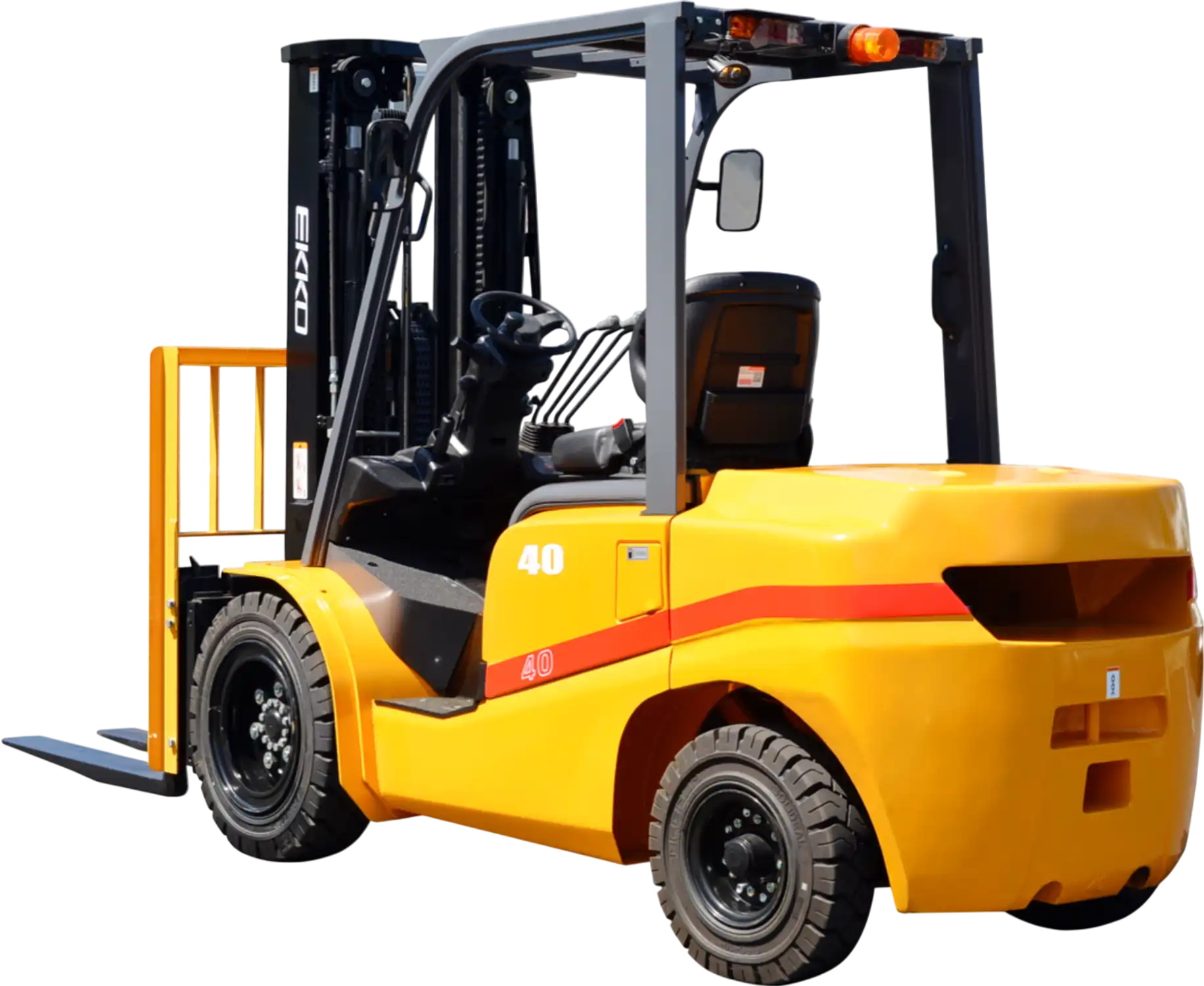 Ekko EK20D Forklift Diesel 4,000 lb Capacity 185 in. Lift Height with Solid Pneumatic Tires New