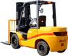 EKKO Diesel Forklift with solid pneumatic tires