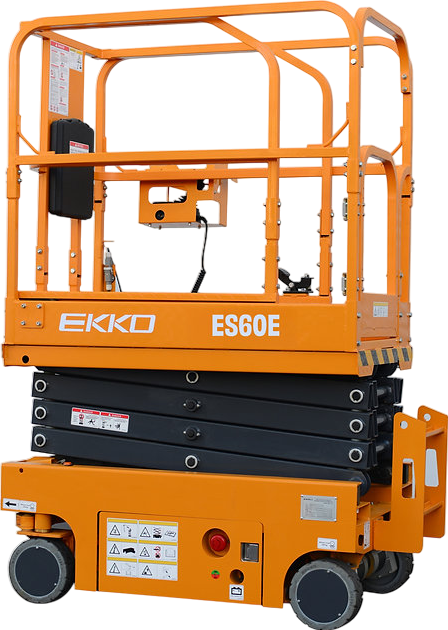 Ekko ES60E Scissor Lift Aerial Work Platform 19' Lift Height 506 Lbs Capacity New