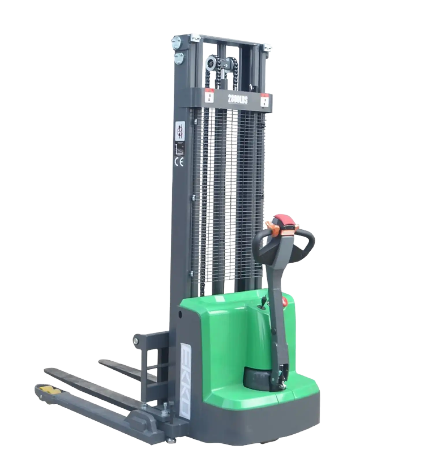 Ekko EB13E-138LI Full Powered Straddle Stacker 138