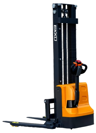 Ekko EB12E Full Powered Straddle Stacker 119.4