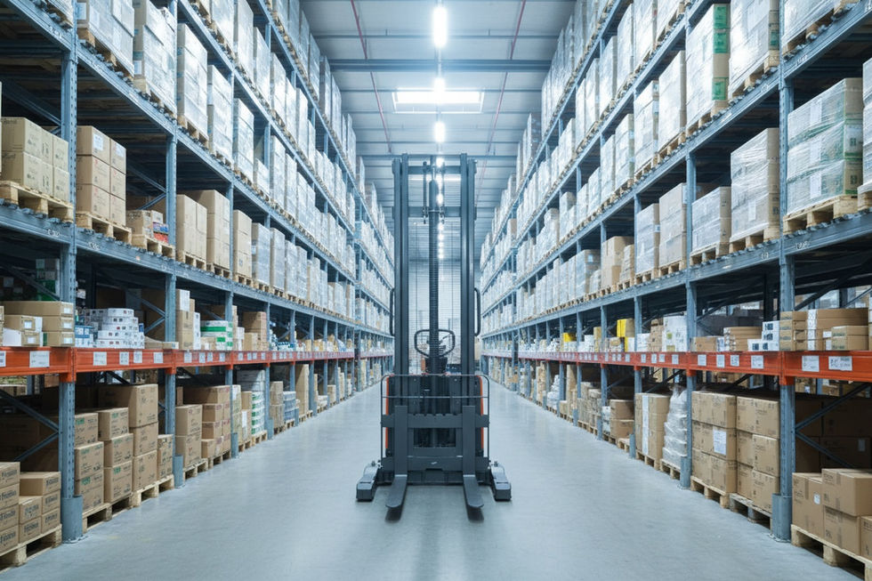G33EA Semi-Electric Straddle Stacker