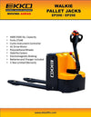 Ekko EP20E Walkie Pallet Jack 4400 Lbs Load Capacity New